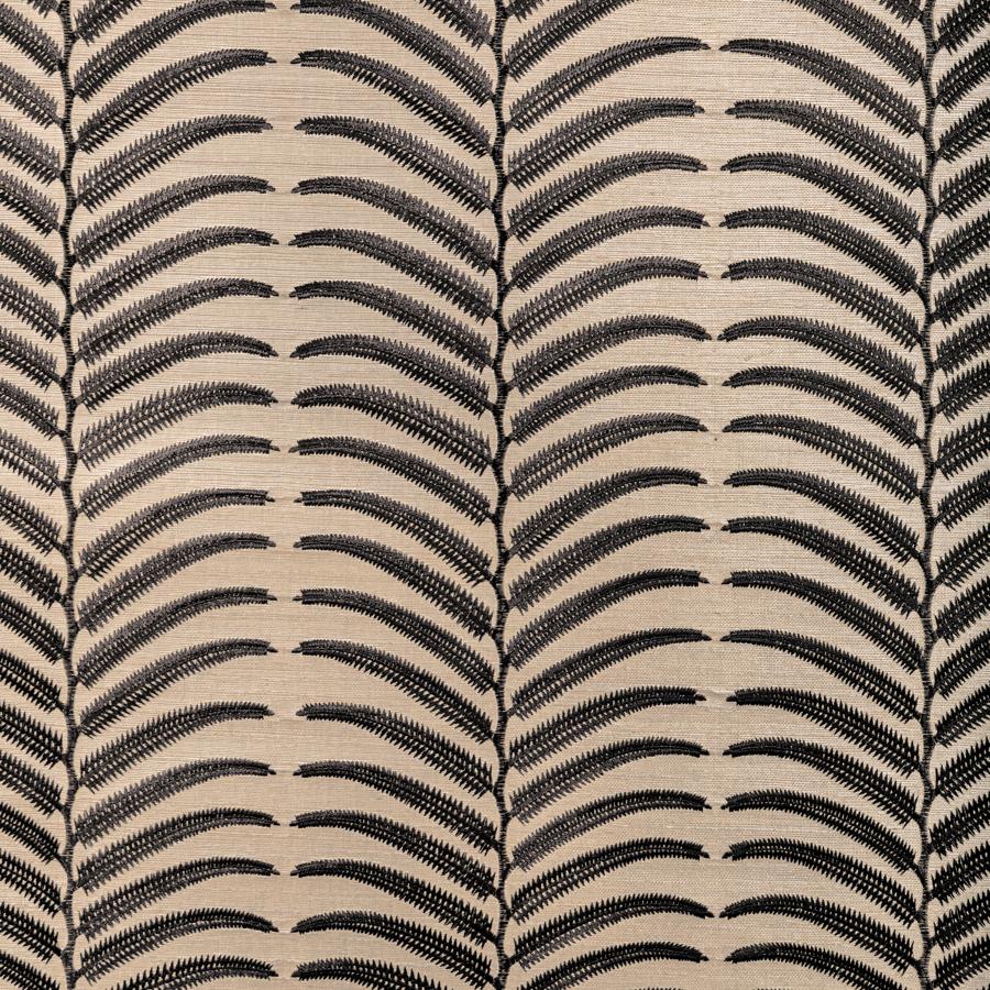 Sample - W3834.8106.0 Plantae Emb Sisal, Noir by Kravet Couture Wallpaper