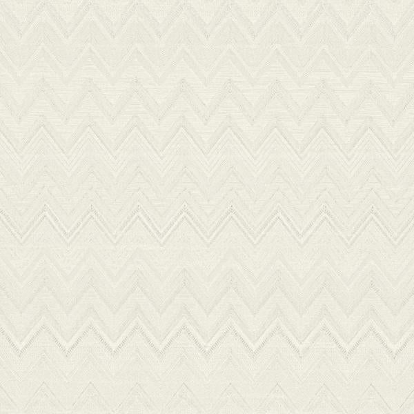 Sample - W3848.1116.0 | Happy Zig Zag Wp, Neutral Chevron - Kravet Couture Wallpaper