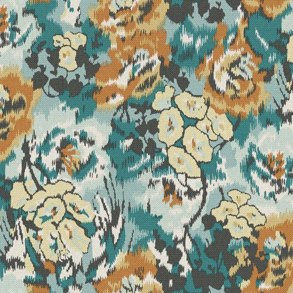 Sample - W3849.35.0 | Flower Pot Wp, Green Floral - Kravet Couture Wallpaper