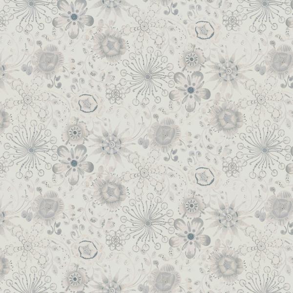 Sample - W3850.11.0 | Magic Garden Wp, Neutral Floral - Kravet Couture Wallpaper