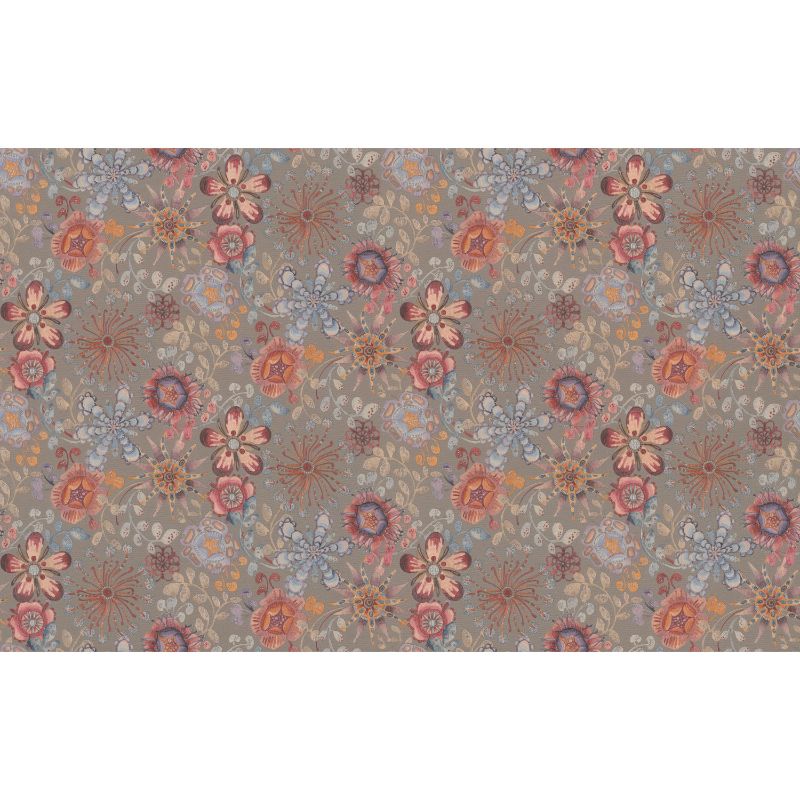 Purchase W3850.710.0 Magic Garden Wp, Orange Floral - Kravet Couture Wallpaper
