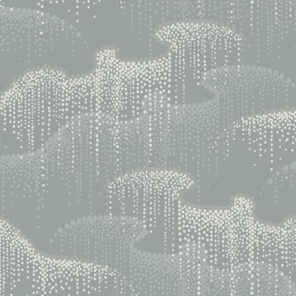 Sample - W3881.115.0 | Kravet Design, Blue Abstract - Kravet Design Wallpaper