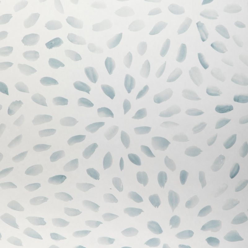 Sample - W3885.15.0 | Petal Blossom Wp, Blue Abstract - Kravet Couture Wallpaper