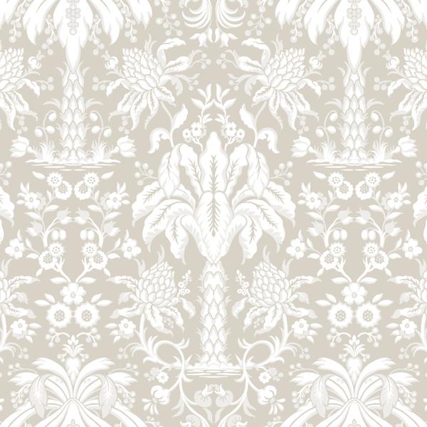 Purchase W3887.16.0 Kravet Design, Beige Tropical - Kravet Design Wallpaper