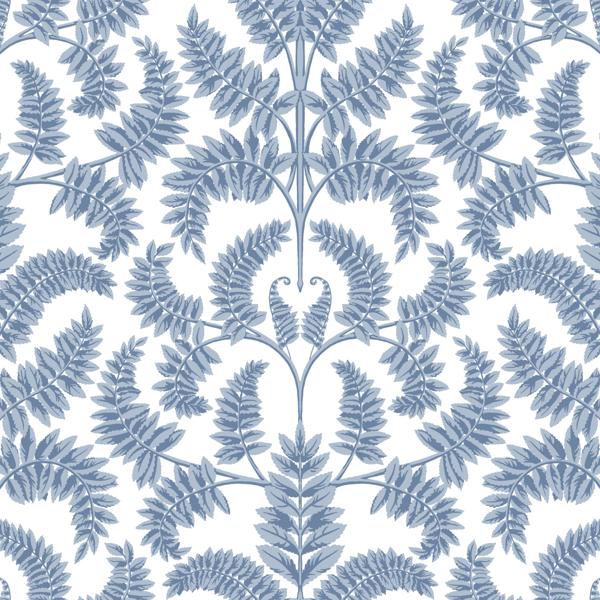 Purchase W3891.155.0 Kravet Design, Blue Botanical - Kravet Design Wallpaper