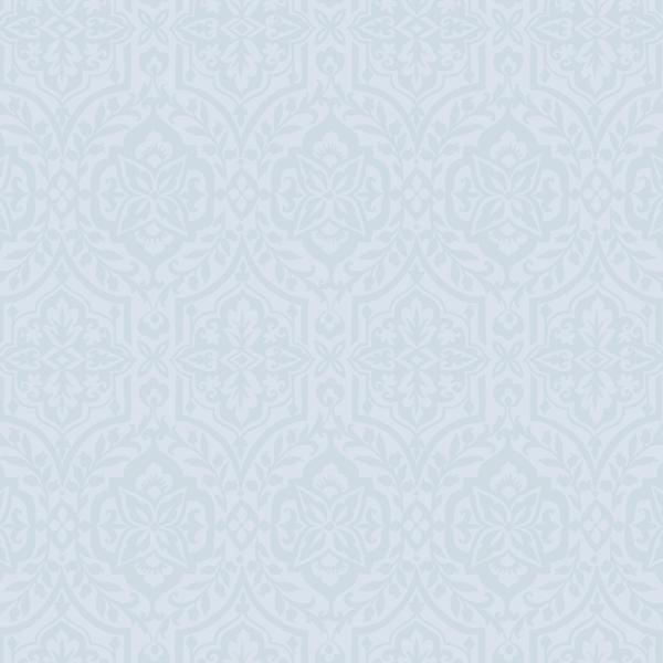 Purchase W3895.15.0 Kravet Design, Blue Damask - Kravet Design Wallpaper