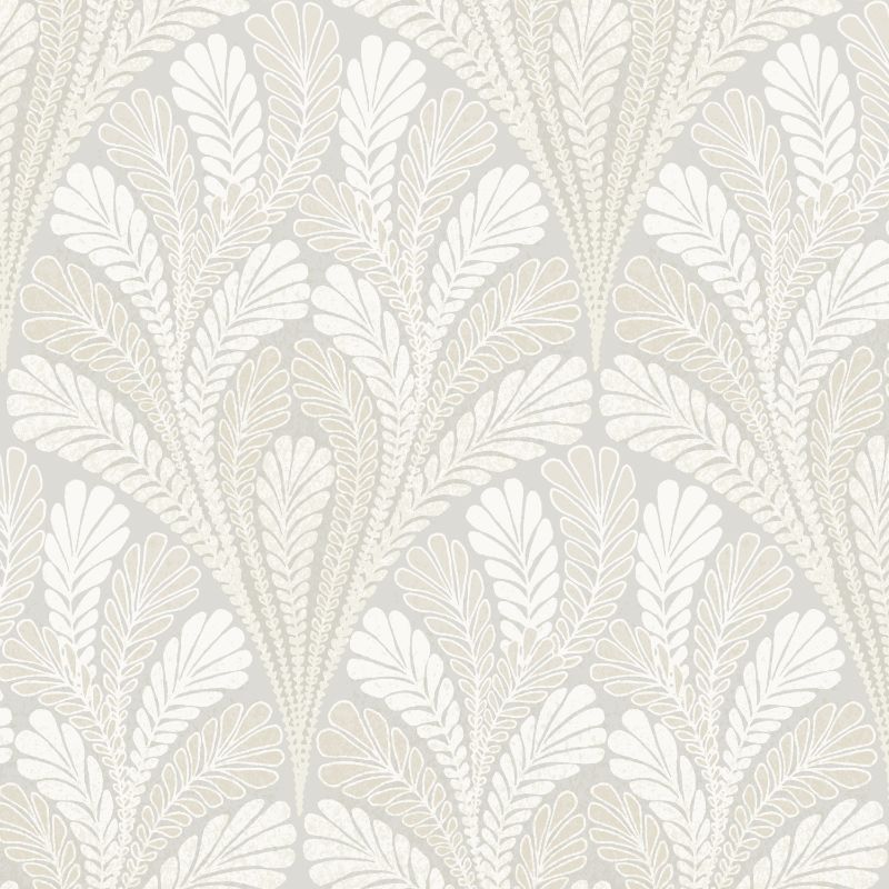 Sample - W3899.1101.0 | Kravet Design, Beige Botanical - Kravet Design Wallpaper