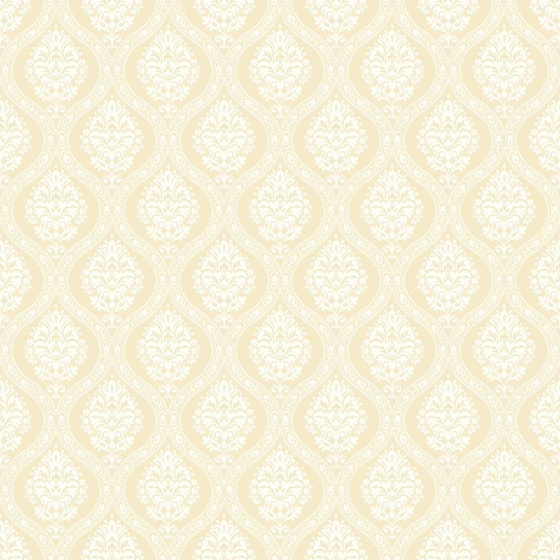 Purchase W3900.14.0 Kravet Design, Yellow Ogee - Kravet Design Wallpaper