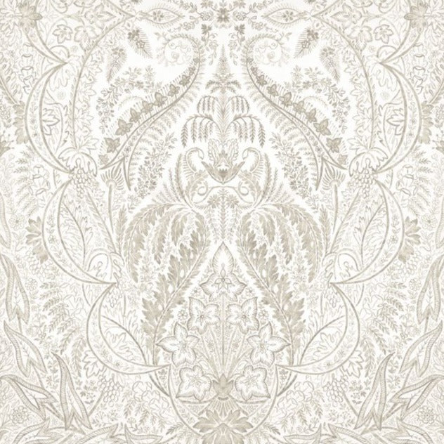 Sample - W3901.106.0 | Kravet Design, Beige Damask - Kravet Design Wallpaper