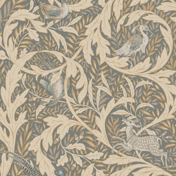 Sample - W3925.1611.0 | W3925, Beige Animals - Kravet Design Wallpaper