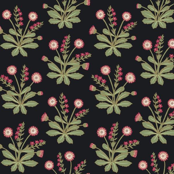 Purchase W3928.817.0 W3928, Black Botanical - Kravet Design Wallpaper