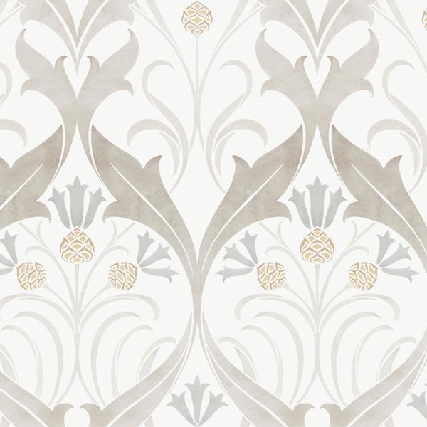 Purchase W3930.106.0 W3930, Neutral Damask - Kravet Design Wallpaper