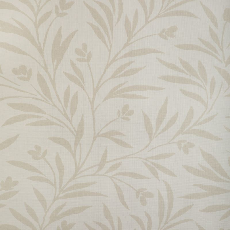 Sample - W3939.161.0 | Wispy Vines Wp, Neutral Botanical - Kravet Couture Wallpaper