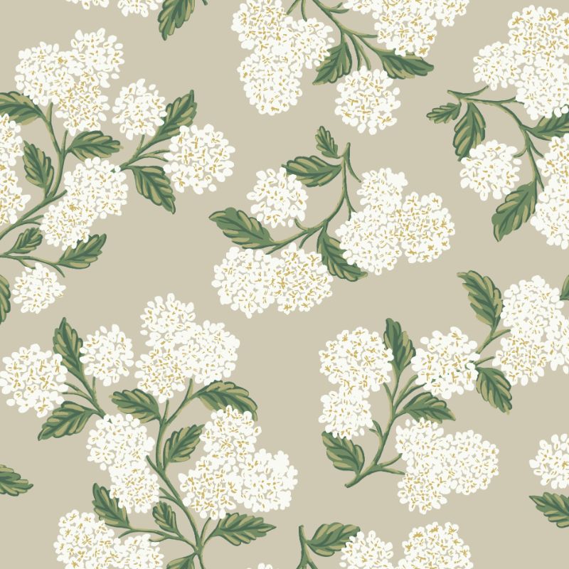 Sample - W3952.31.0 | Kravet Design, Beige Floral - Kravet Design Wallpaper