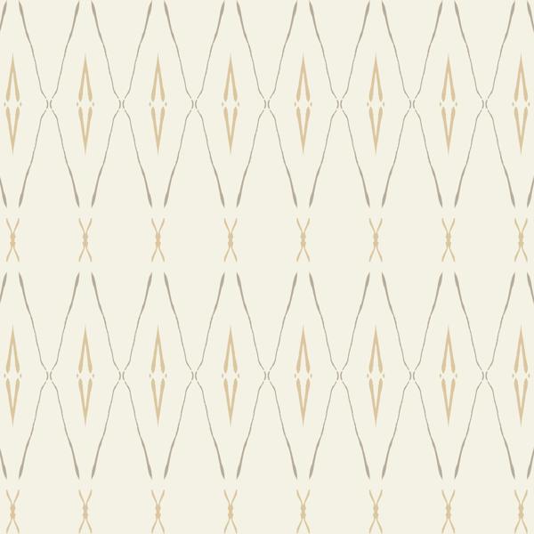 Purchase W3963.611.0 Kravet Design, Beige Trellis - Kravet Design Wallpaper