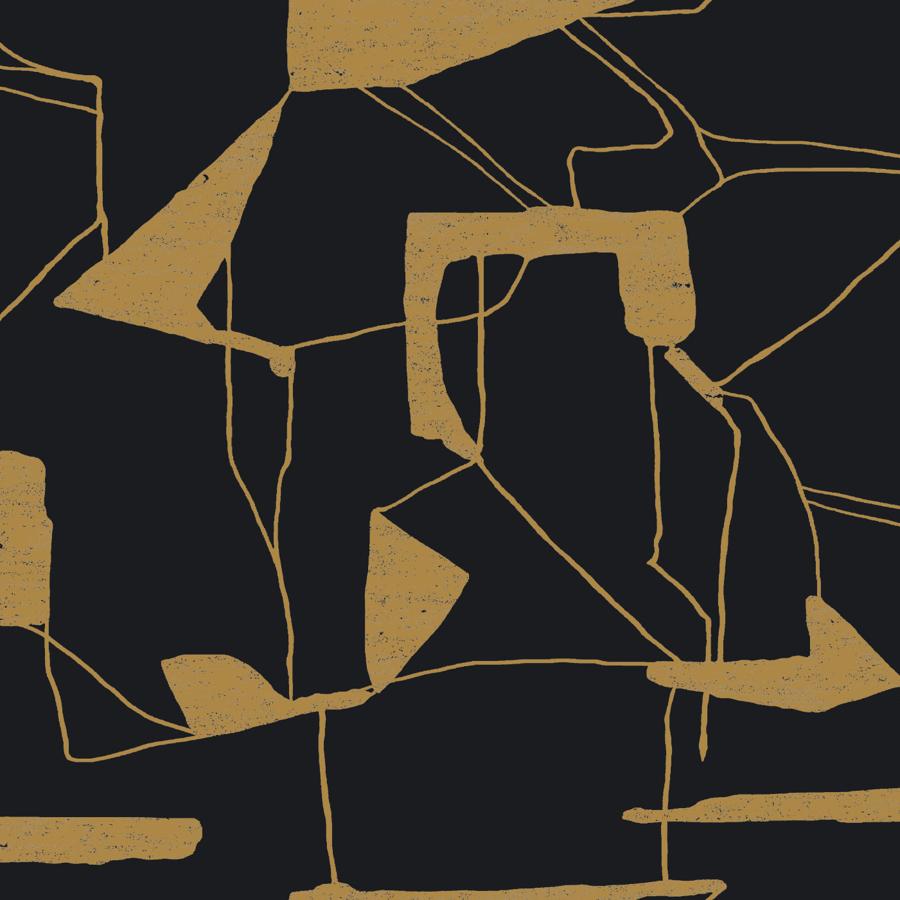 Purchase W4105-84 Kravet Design, Black Abstract - Kravet Design Wallpaper - W4105.84.0
