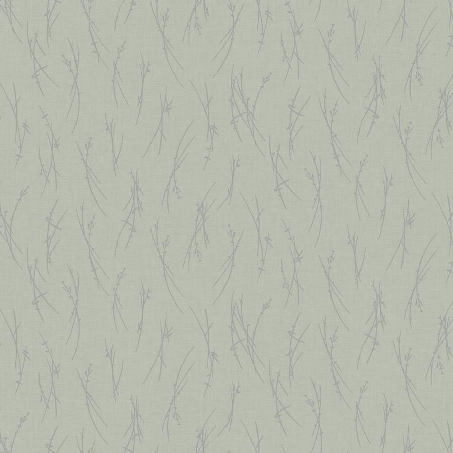 Sample - W4115-311 | Kravet Design, Grey Botanical - Kravet Design Wallpaper - W4115.311.0