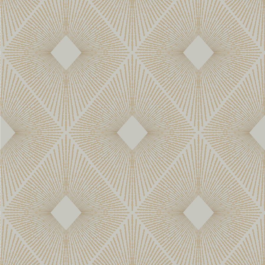 Sample - W4117-416 | Kravet Design, Gold Diamond - Kravet Design Wallpaper - W4117.416.0