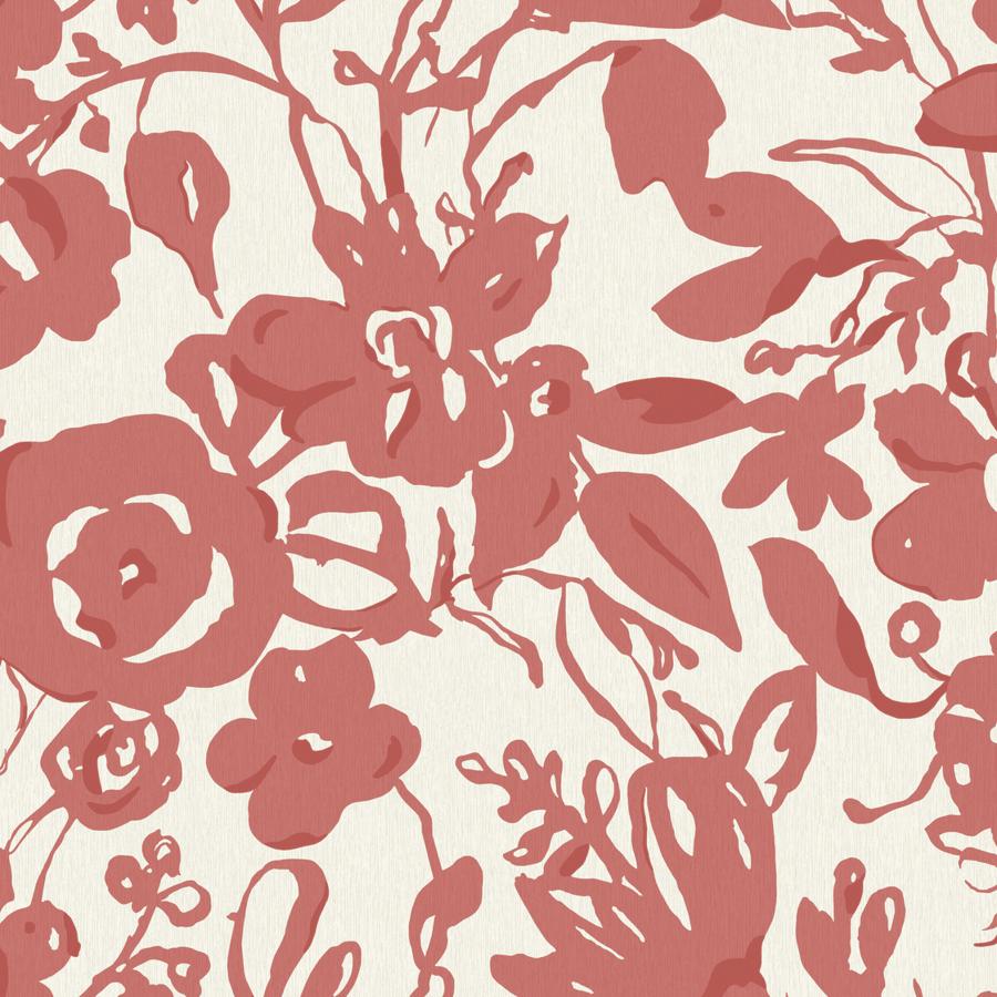 Purchase W4134-7 Kravet Design, Red Botanical - Kravet Design Wallpaper - W4134.7.0