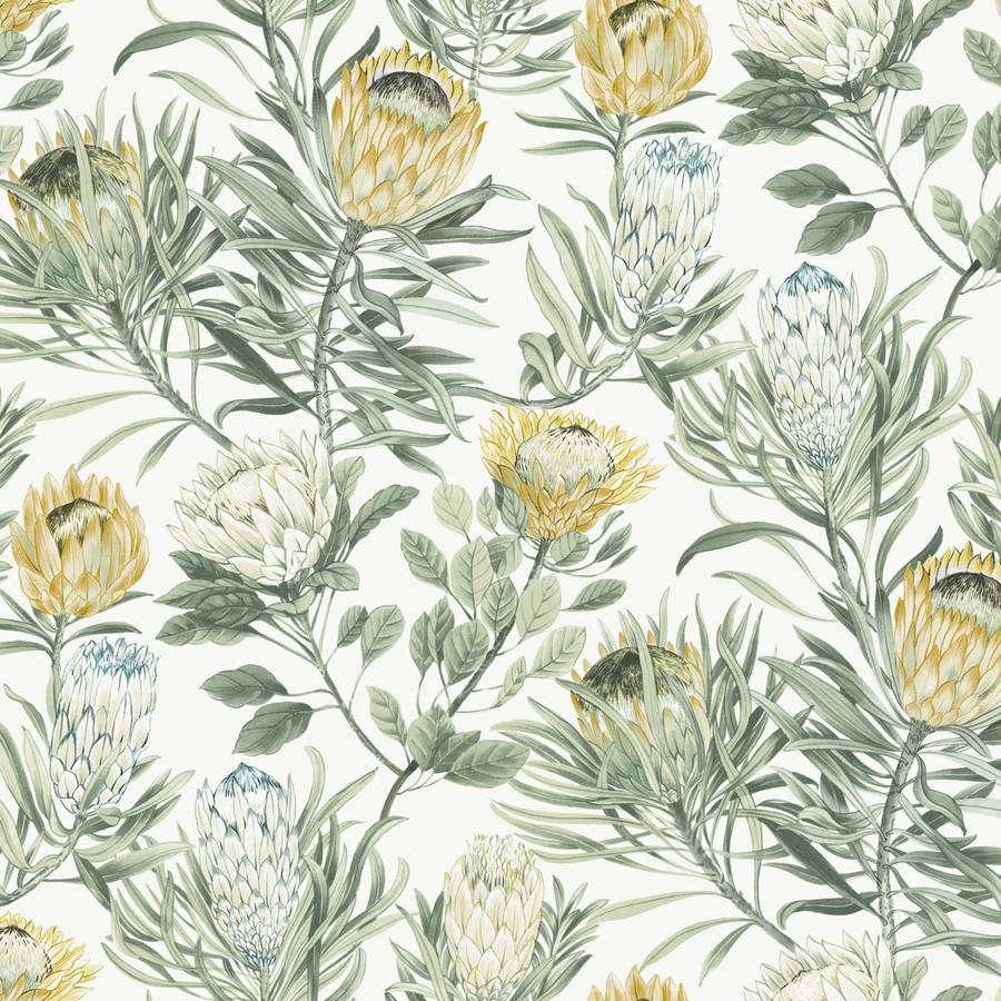 Purchase W4136-4 Kravet Design, Green Botanical - Kravet Design Wallpaper - W4136.4.0