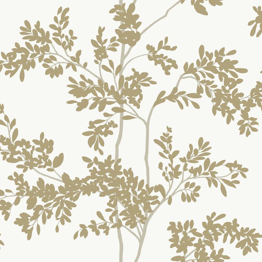 Purchase W4141-4 Kravet Design, Brown Botanical - Kravet Design Wallpaper - W4141.4.0