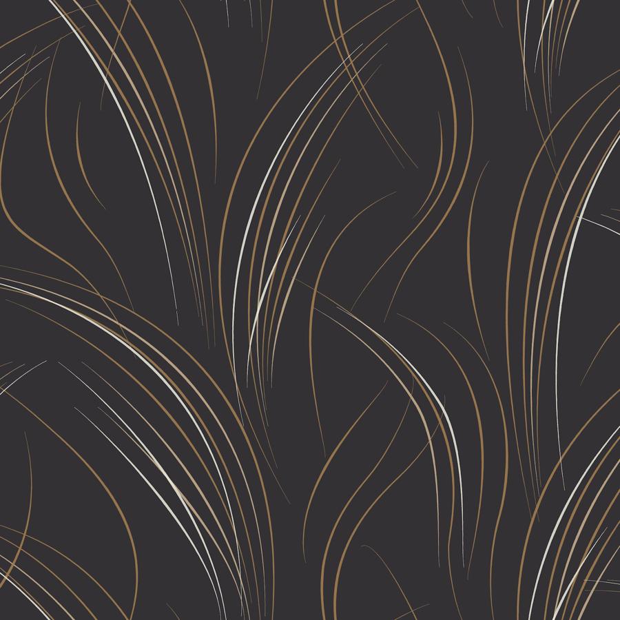 Sample - W4159-84 | Kravet Design, Black Modern - Kravet Design Wallpaper - W4159.84.0