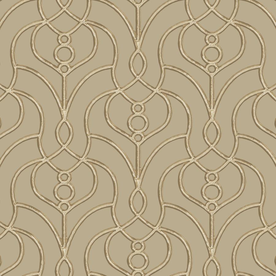 Purchase W4161-106 Kravet Design, Gold Lattice - Kravet Design Wallpaper - W4161.106.0