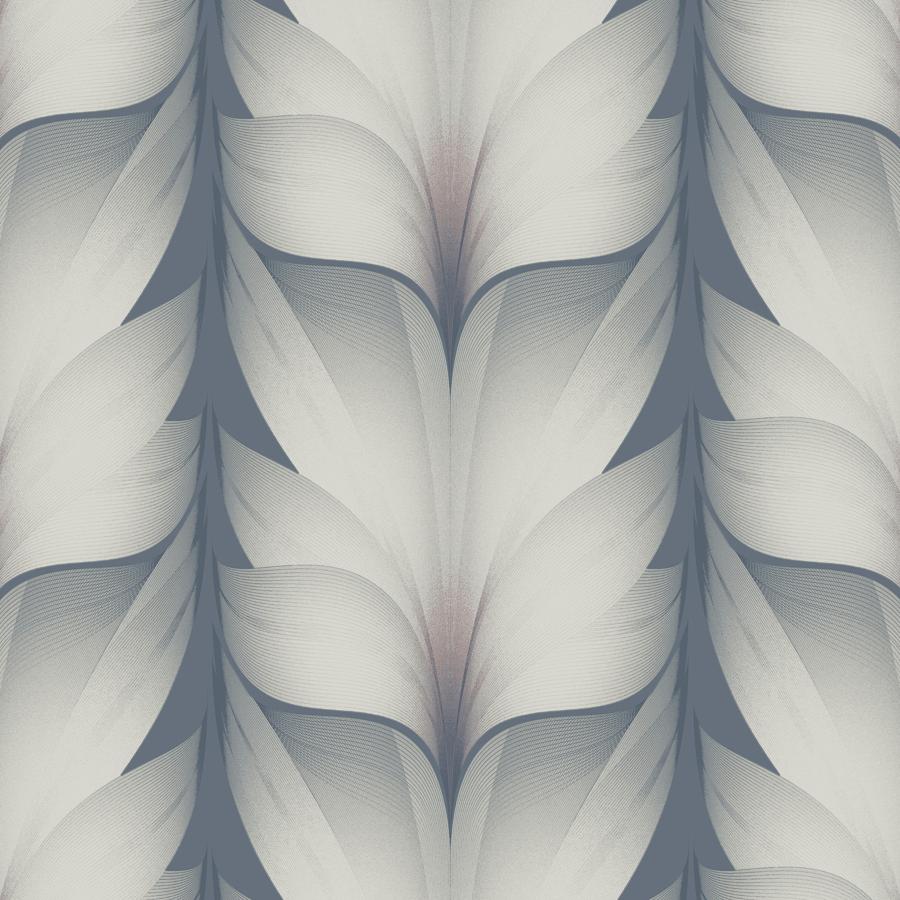 Sample - W4162-5 | Kravet Design, Blue Modern - Kravet Design Wallpaper - W4162.5.0