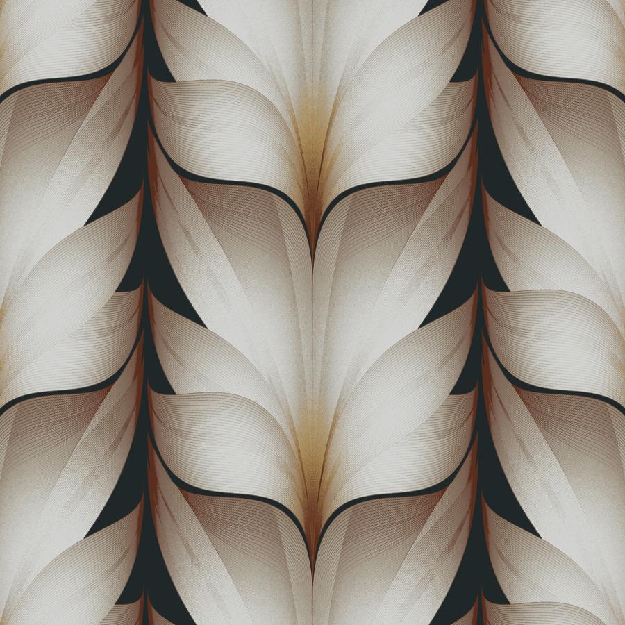 Sample - W4162-86 | Kravet Design, Brown Modern - Kravet Design Wallpaper - W4162.86.0