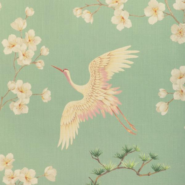 Sample - W4206-316 | Kravet Design, Green Chinoiserie - Kravet Wallpaper - W4206.316.0