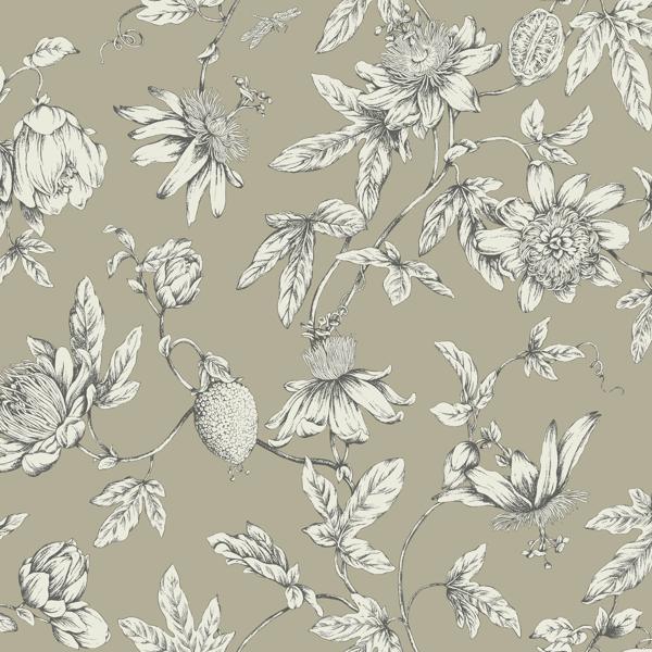 Sample - W4240-106 | Kravet Design, Beige Toile - Kravet Design Wallpaper - W4240.106.0