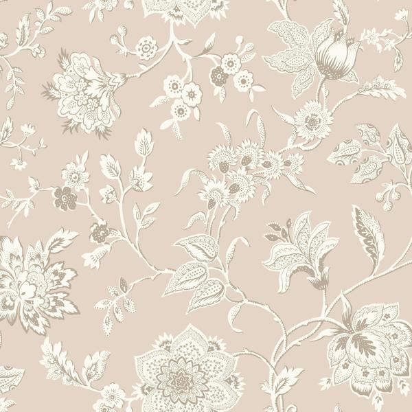 Sample - W4242-7 | Kravet Design, Pink Floral - Kravet Design Wallpaper - W4242.7.0