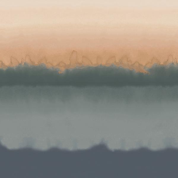 Sample - W4252-615 | Colorscape Panel, Blue Ombre - Kravet Wallpaper - W4252.615.0