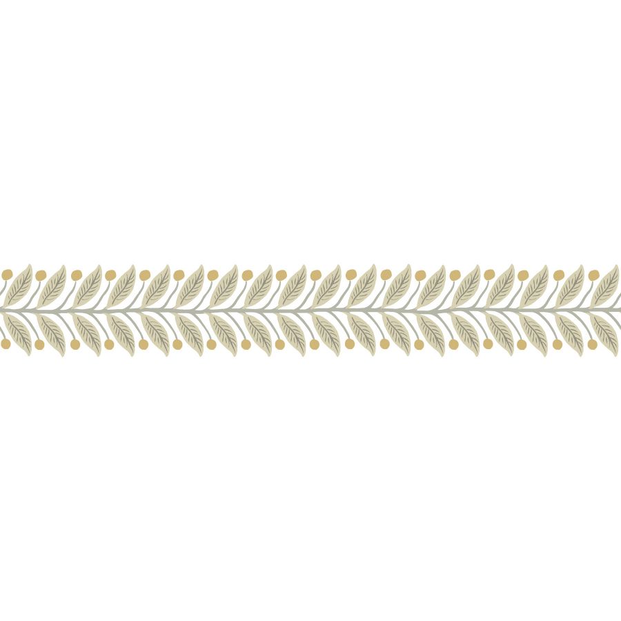 Sample - W4286-416 | Kravet Design, Taupe Border - Kravet Design Wallpaper - W4286.416.0