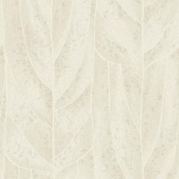 Sample - W4308-106 | Kravet Design, Beige Botanical - Kravet Design Wallpaper - W4308.106.0