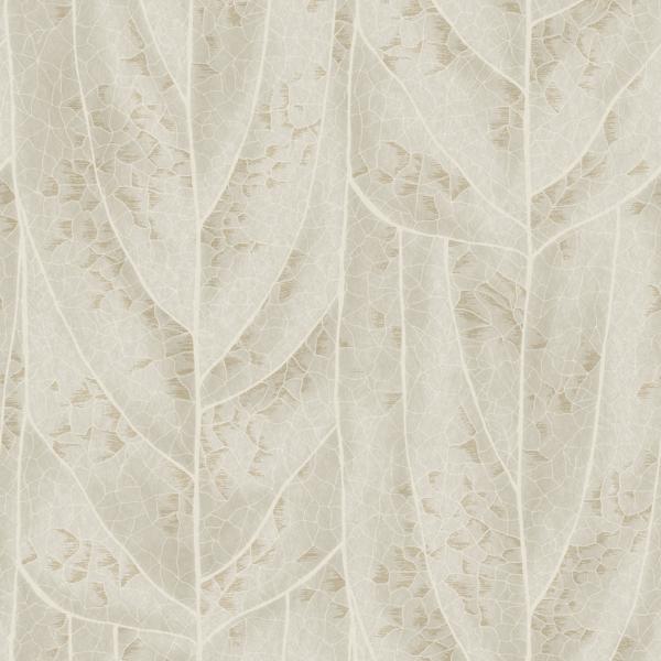 Sample - W4308-16 | Kravet Design, Beige Botanical - Kravet Design Wallpaper - W4308.16.0
