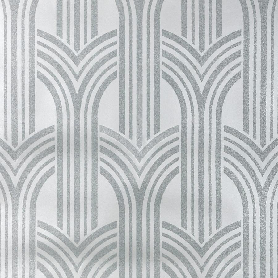 Purchase W4373-11 Kravet Design, Grey Geometric - Kravet Design Wallpaper - W4373.11.0