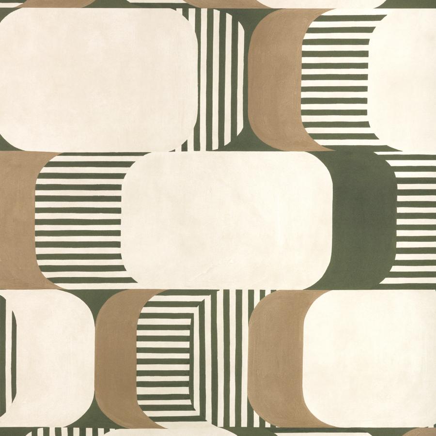Purchase W4398-34 Good Vibes, Green Abstract - Kravet Couture Wallpaper - W4398.34.0