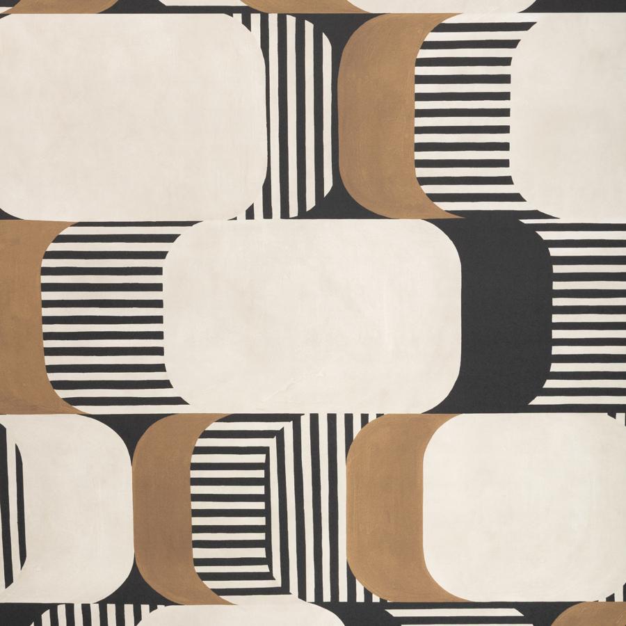 Purchase W4398-86 Good Vibes, Brown Abstract - Kravet Couture Wallpaper - W4398.86.0