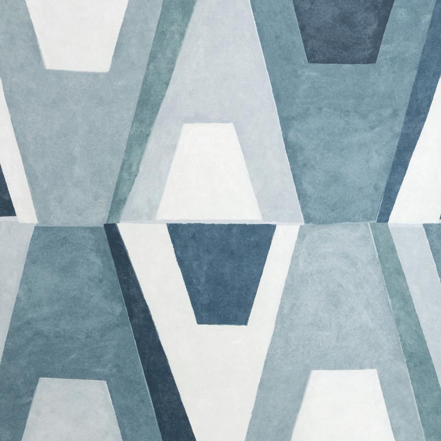 Purchase W4400-155 Wild Child, Blue Abstract - Kravet Couture Wallpaper - W4400.155.0