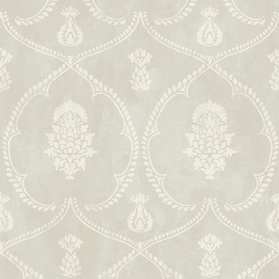 Purchase W4414-11 Kravet Design, Grey Damask - Kravet Design Wallpaper - W4414.11.0