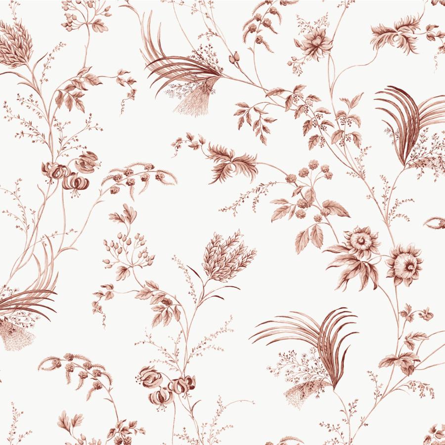 Purchase W4415-24 Kravet Design, Orange Botanical - Kravet Design Wallpaper - W4415.24.0