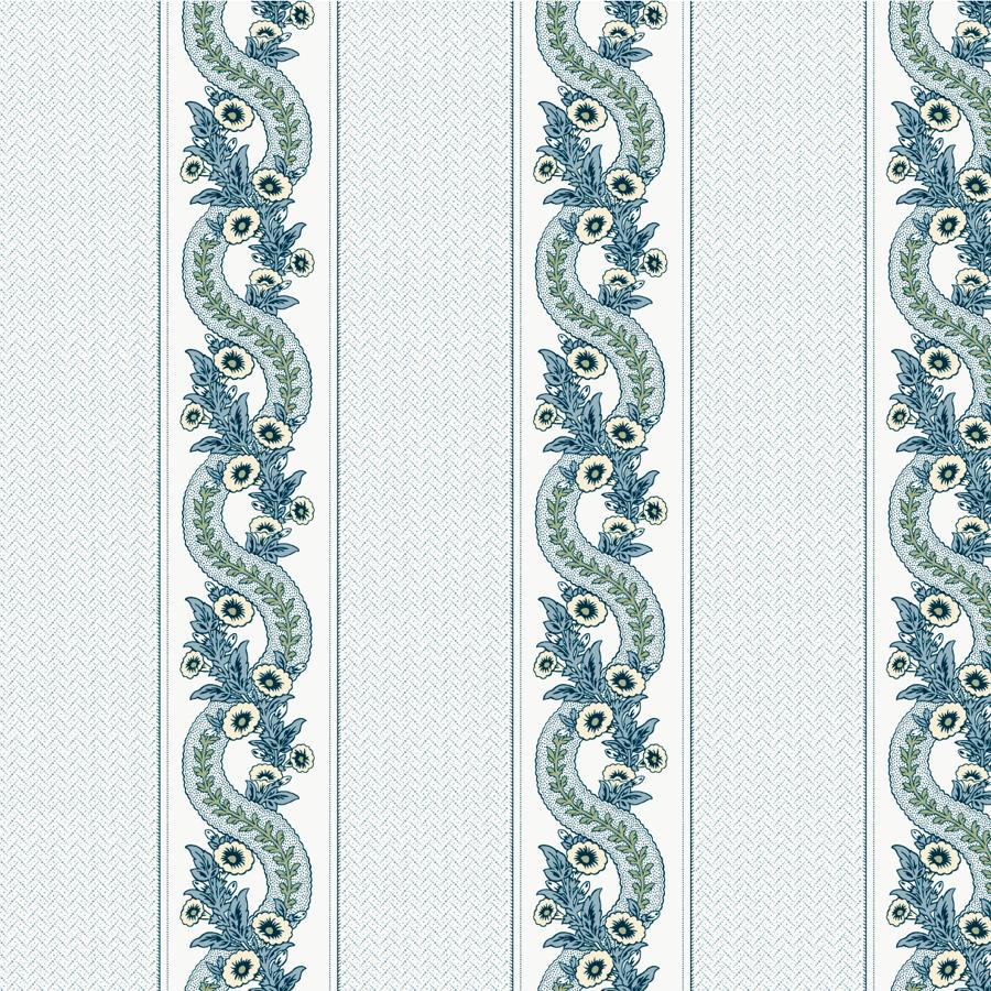 Purchase W4417-315 Kravet Design, Blue Stripes - Kravet Design Wallpaper - W4417.315.0