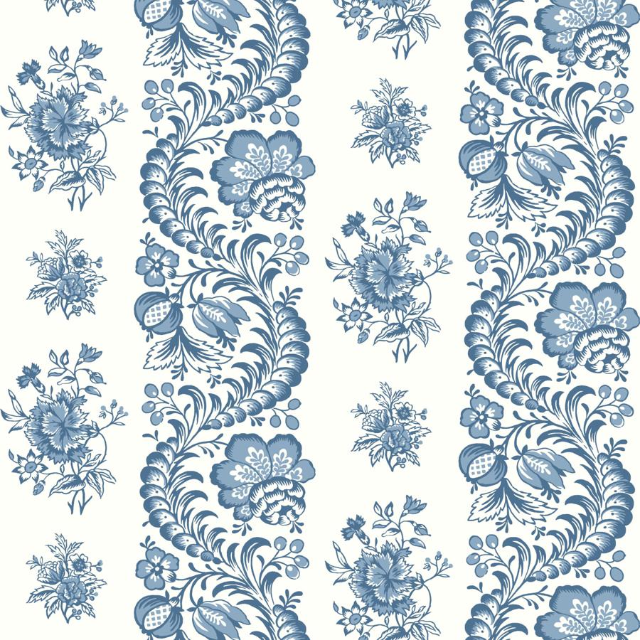 Purchase W4481-5 Kravet Design, Blue Stripes - Kravet Design Wallpaper - W4481.5.0