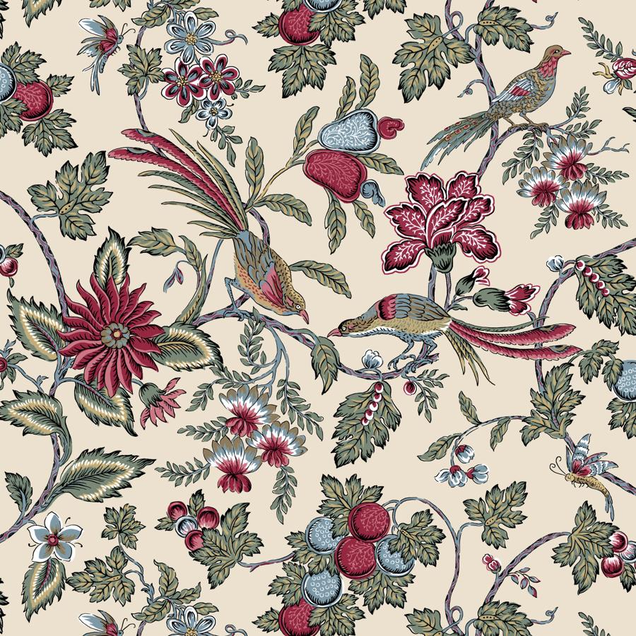 Purchase W4482-915 Kravet Design, Beige Chinoiserie - Kravet Design Wallpaper - W4482.915.0