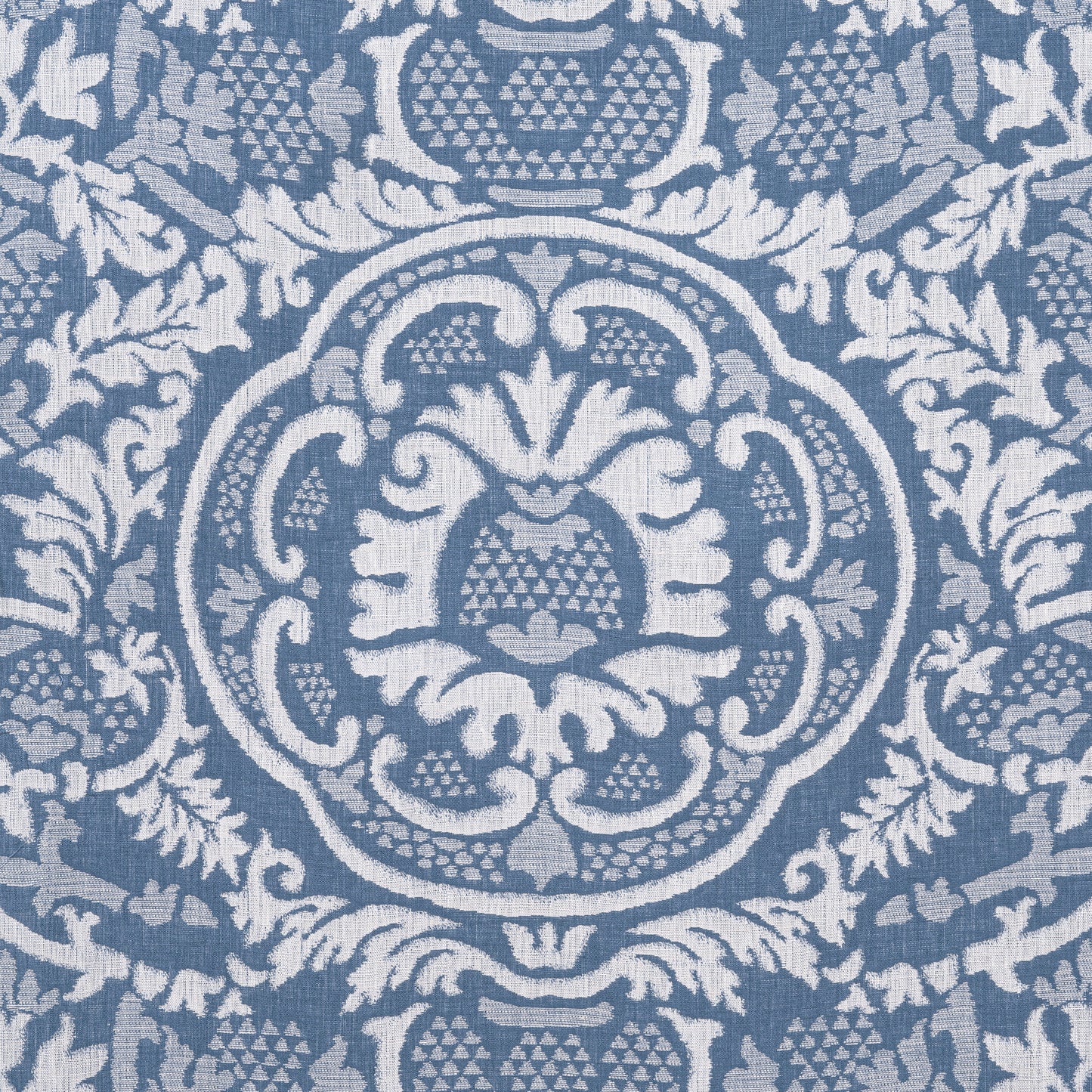Purchase Thibaut Fabric Pattern# W710837 pattern name Earl Damask color Blue
