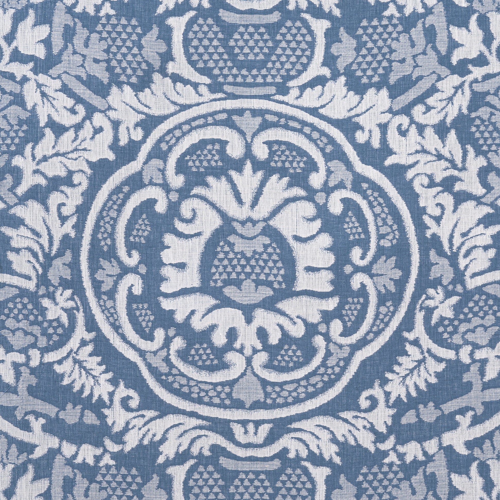 Purchase Thibaut Fabric Pattern# W710837 pattern name Earl Damask color Blue