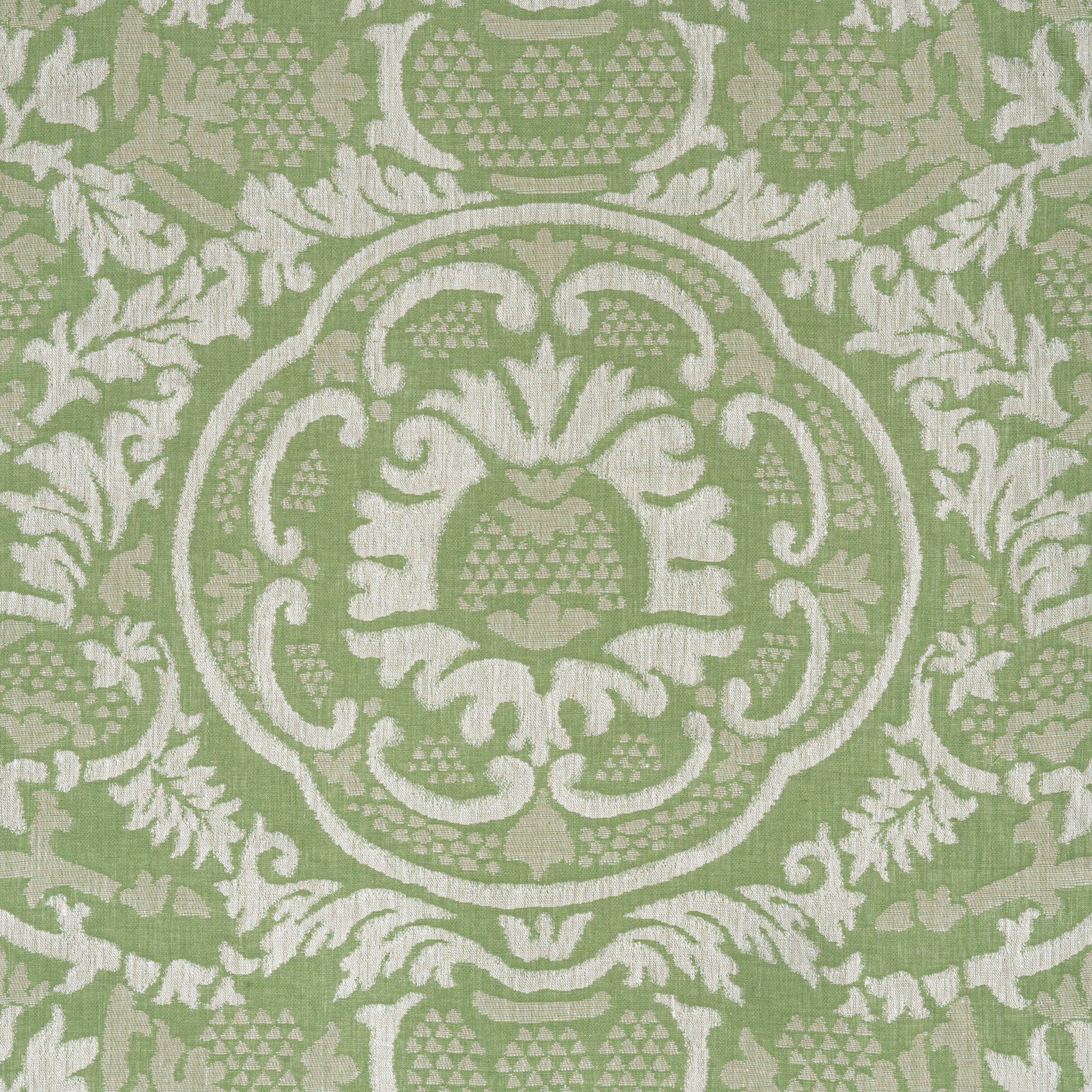 Purchase Thibaut Fabric SKU# W710838 pattern name Earl Damask color Green