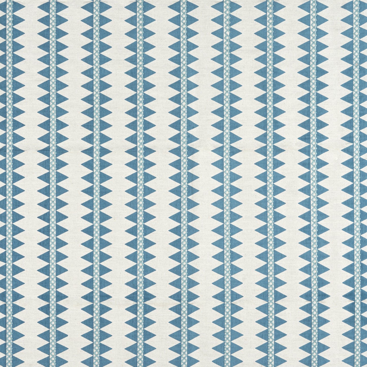 Purchase Thibaut Fabric SKU# W713243 pattern name Reno Stripe Embroidery color Teal