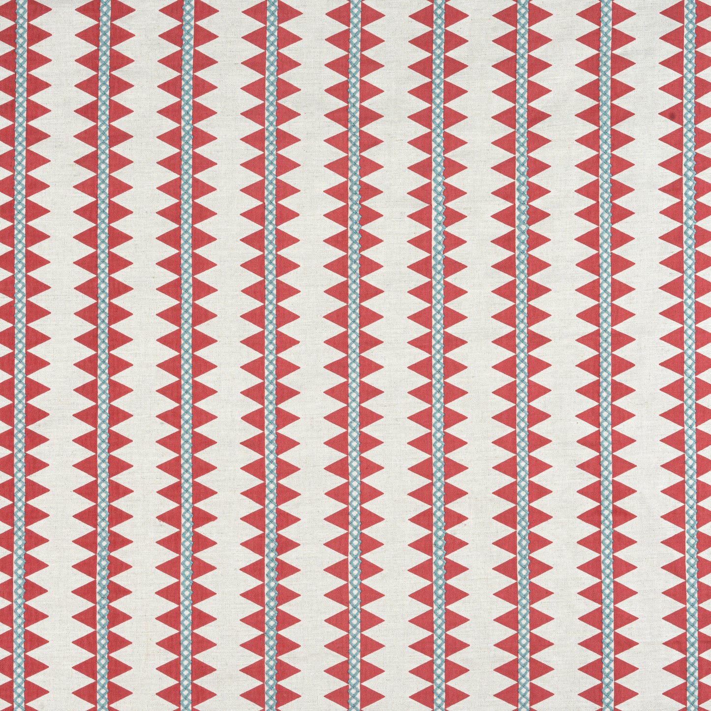 Purchase Thibaut Fabric Pattern W713245 pattern name Reno Stripe Embroidery color Coral